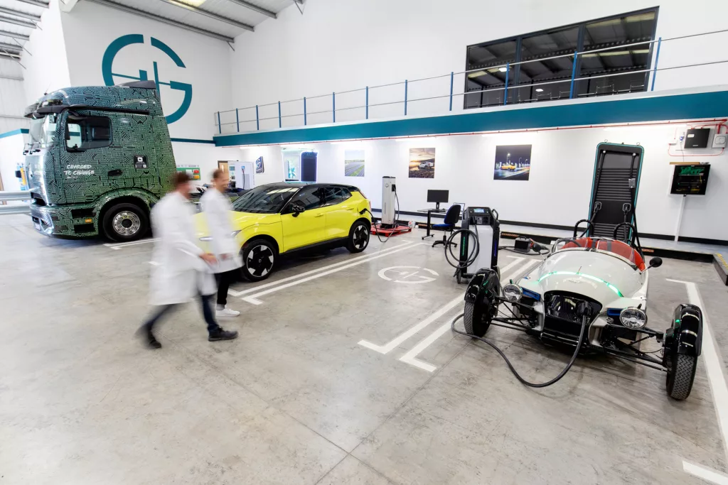 GRIDSERVE EV charging test lab
