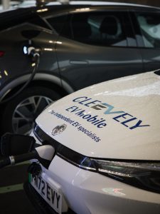 Cleevely EV Mobile x GRIDSERVE partnership at Norwich Electric Forecourt