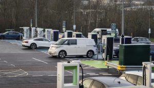GRIDSERVE 400kW charger at Moto Exeter